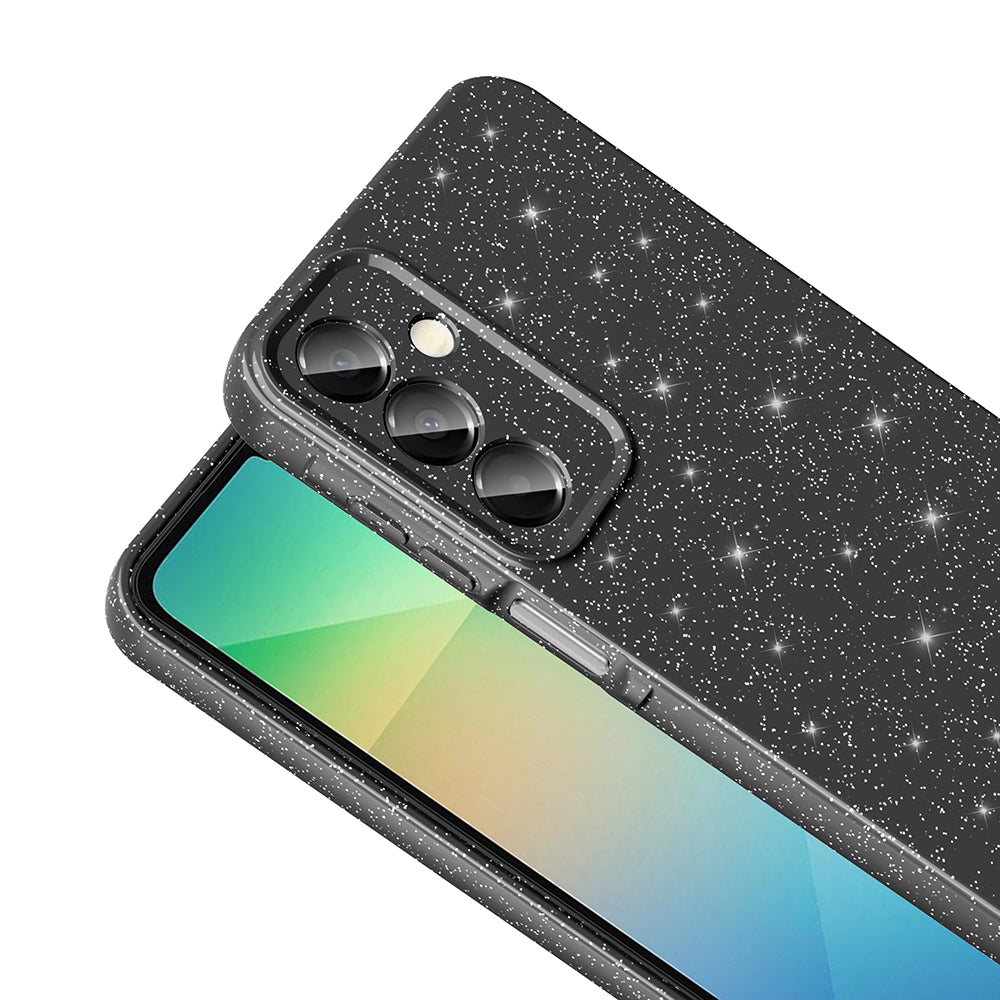 Galaxy A16 Kılıf Kamera Korumalı Simli Lüks Zore Koton Kapak