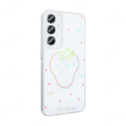 Galaxy A16 Kılıf Şeffaf Figürlü Zore Folk Sert Kapak