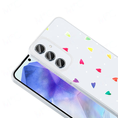 Galaxy A16 Kılıf Şeffaf Figürlü Zore Folk Sert Kapak