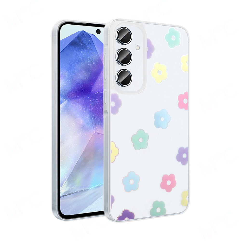 Galaxy A16 Kılıf Şeffaf Figürlü Zore Folk Sert Kapak