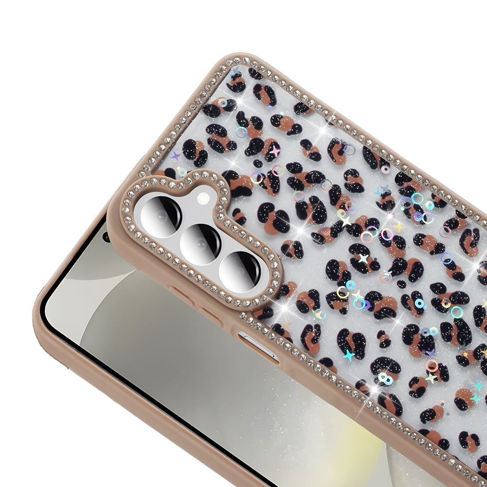 Galaxy A16 Kılıf Taşlı ve Simli Tasarım Zore Azra Kapak