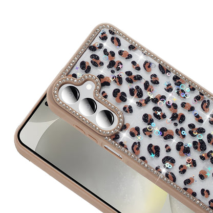 Galaxy A16 Kılıf Taşlı ve Simli Tasarım Zore Azra Kapak