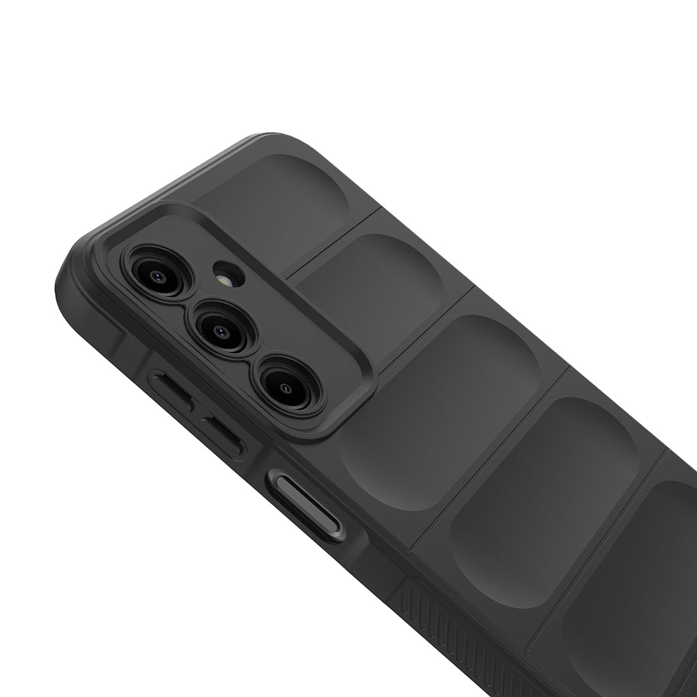 Galaxy A17 Kılıf Esnek TPU Oyuklu Arka Yüzey Tasarımlı Zore Etnik Silikon Kapak