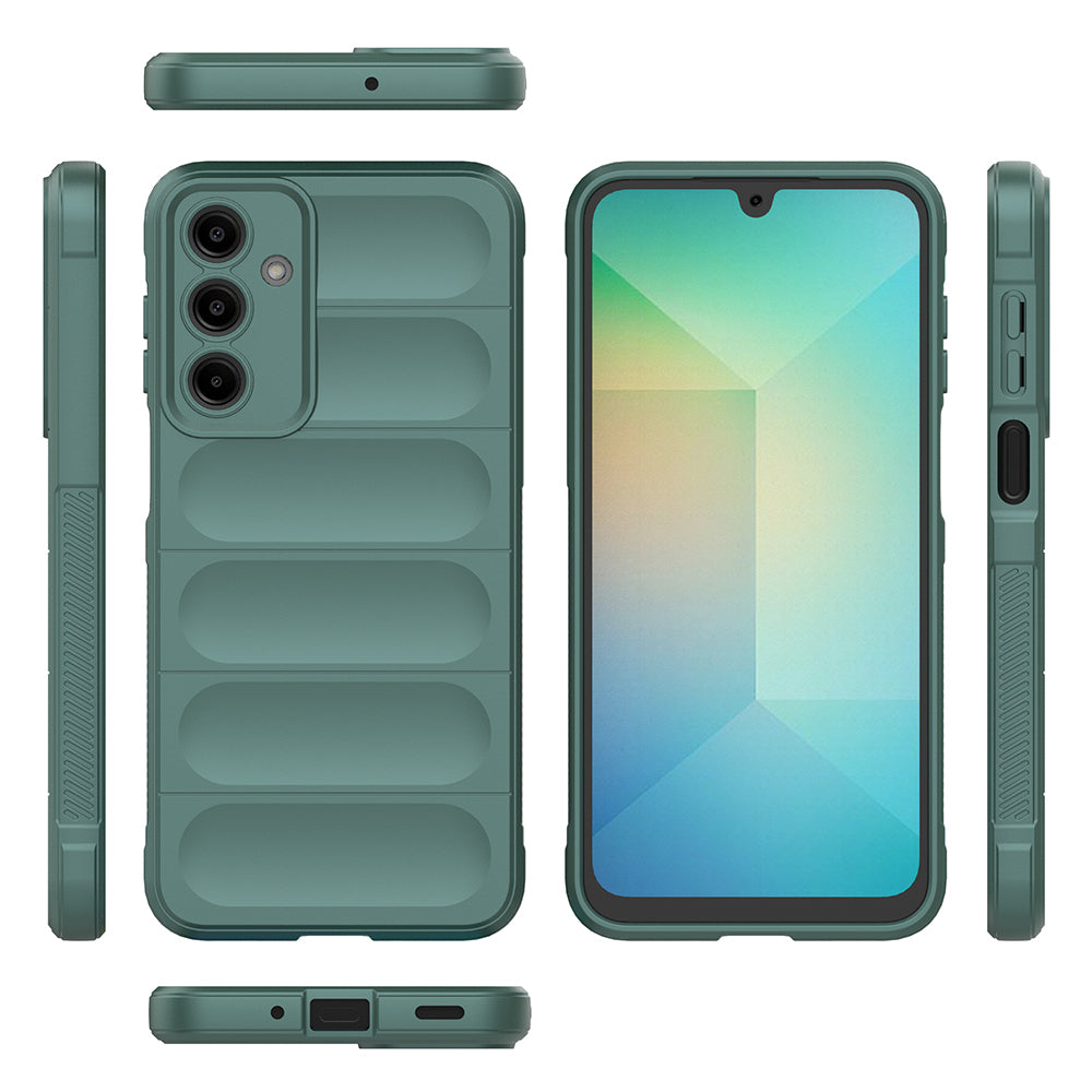 Galaxy A17 Kılıf Esnek TPU Oyuklu Arka Yüzey Tasarımlı Zore Etnik Silikon Kapak