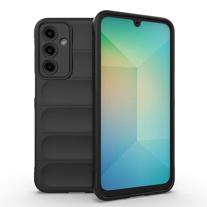 Galaxy A17 Kılıf Esnek TPU Oyuklu Arka Yüzey Tasarımlı Zore Etnik Silikon Kapak