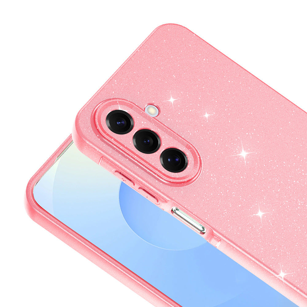 Galaxy A17 Kılıf Kamera Korumalı Simli Lüks Zore Koton Kapak