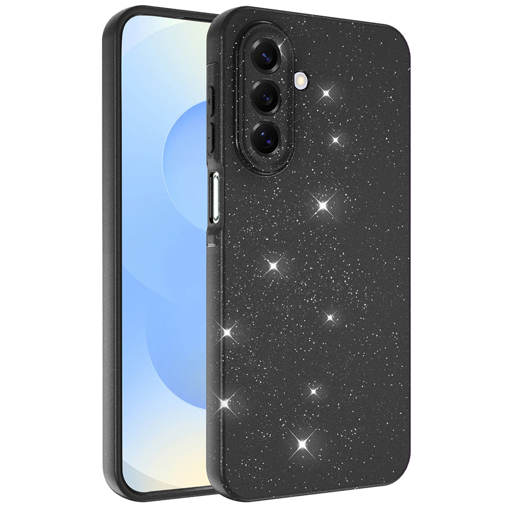 Galaxy A17 Kılıf Kamera Korumalı Simli Lüks Zore Koton Kapak