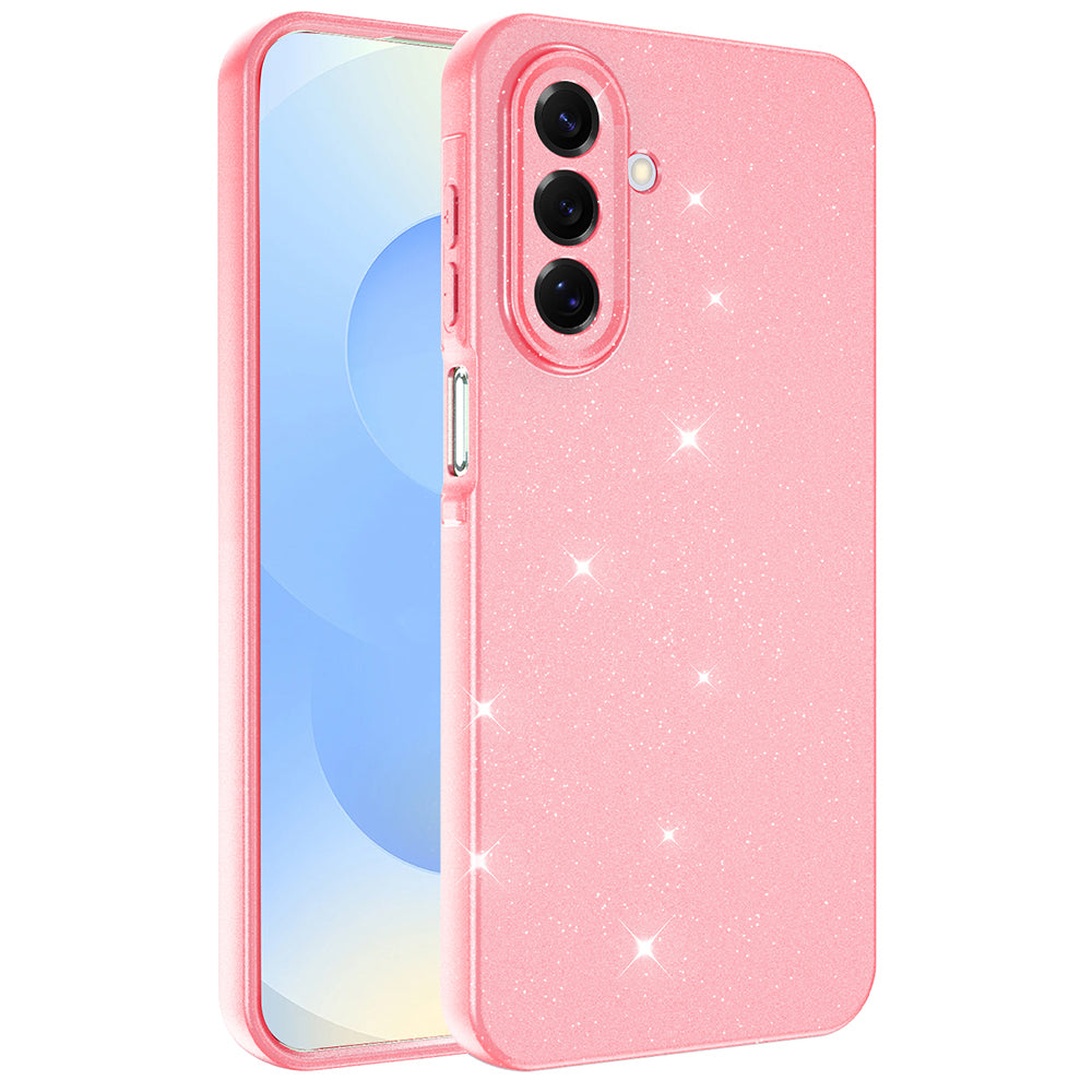 Galaxy A17 Kılıf Kamera Korumalı Simli Lüks Zore Koton Kapak