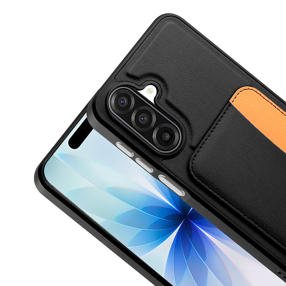 Galaxy A17 Kılıf Kartlıklı Zore X-Kart Silikon Kapak