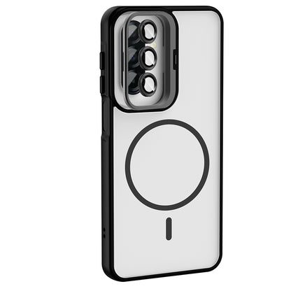 Galaxy A17 Kılıf Standlı ve Kamera Lens Hediyeli Zore Etro Kapak