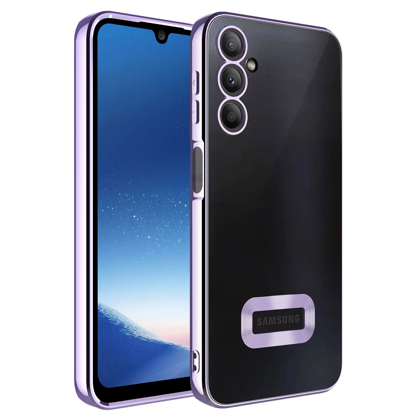 Galaxy A24 Kılıf Kamera Korumalı Logo Gösteren Zore Omega Kapak