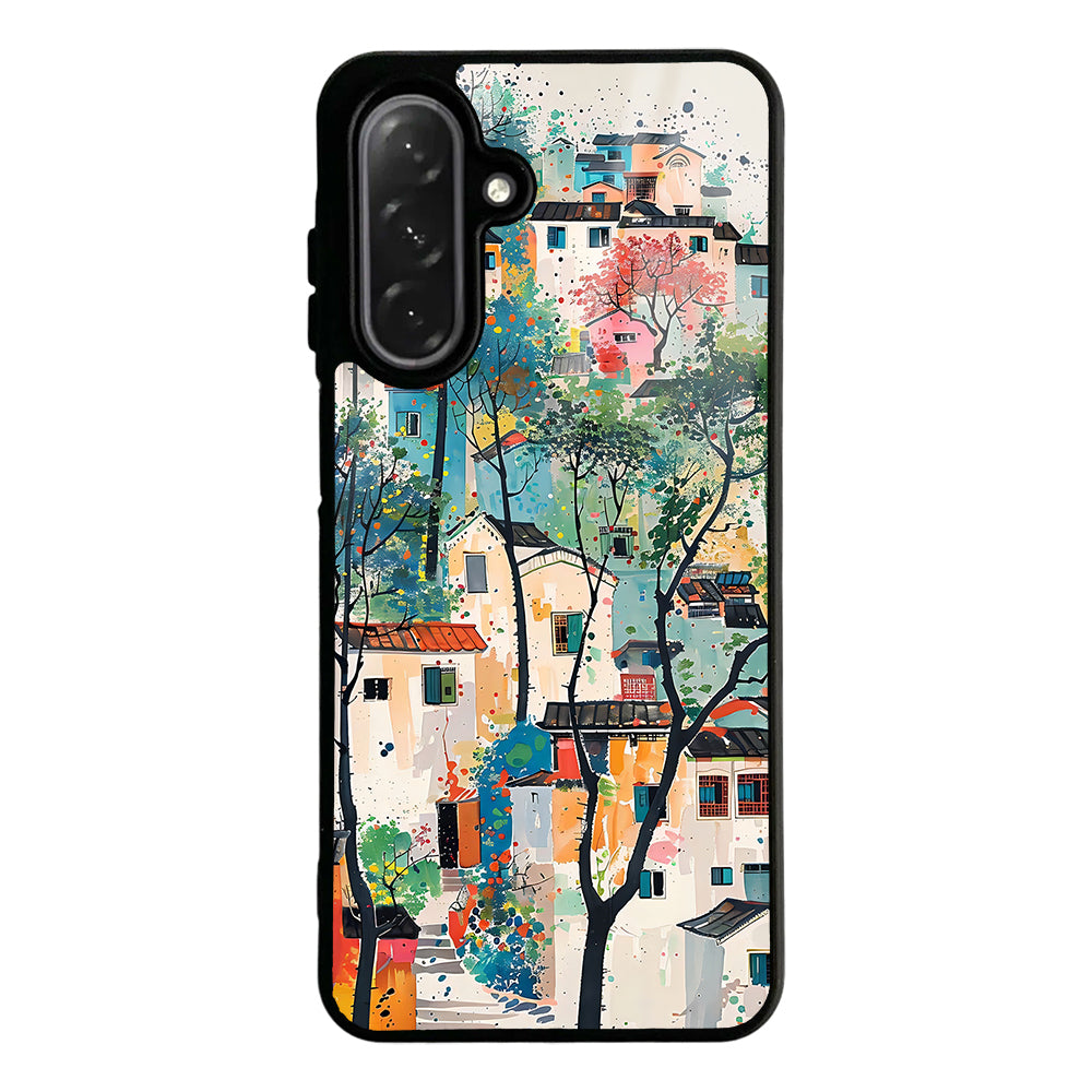 Galaxy A26 Kılıf Kamera Korumalı Desenli Zore Lusi Kapak