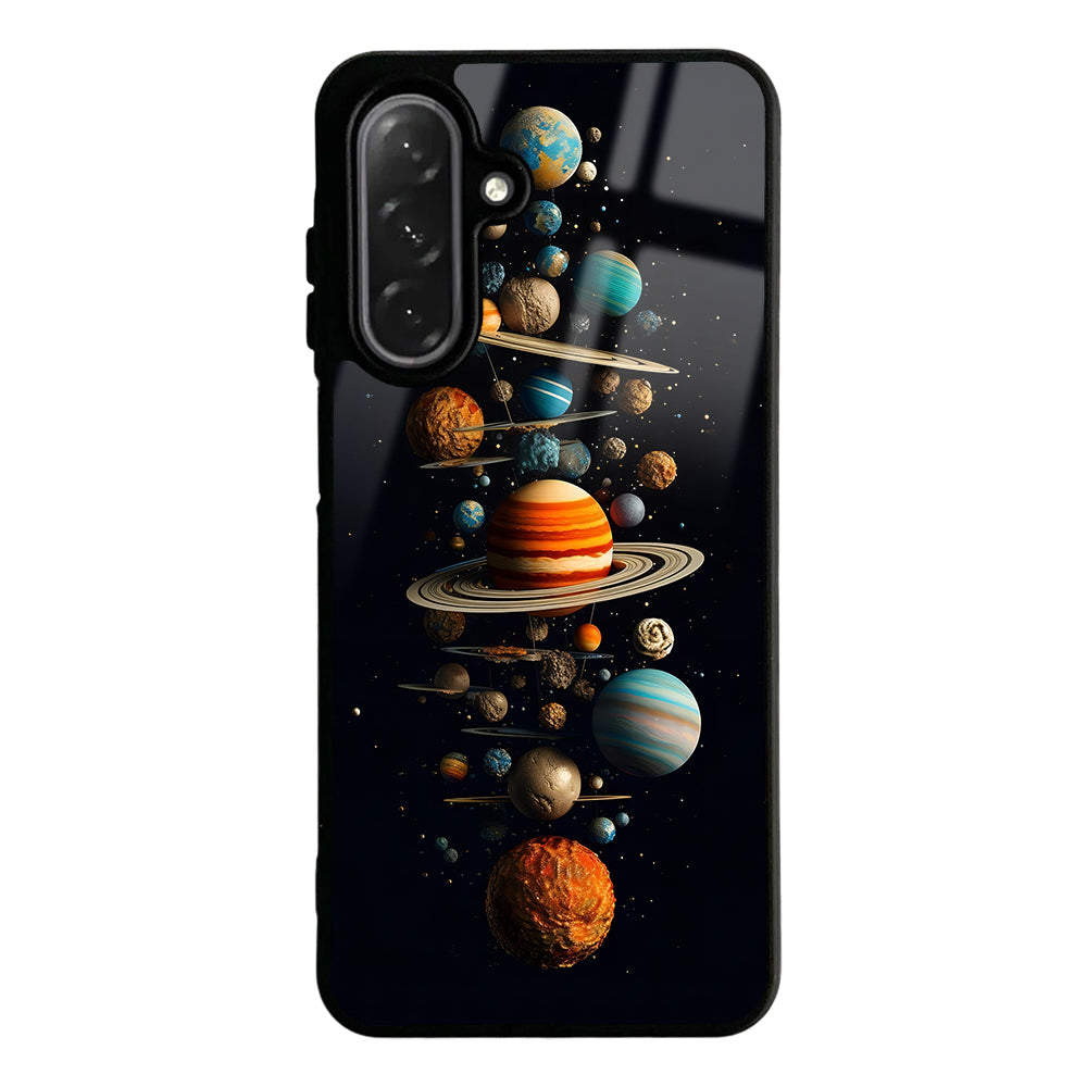 Galaxy A26 Kılıf Kamera Korumalı Desenli Zore Lusi Kapak