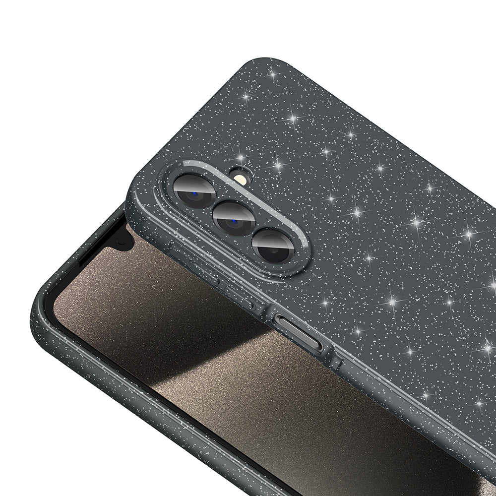 Galaxy A26 Kılıf Kamera Korumalı Simli Lüks Zore Koton Kapak