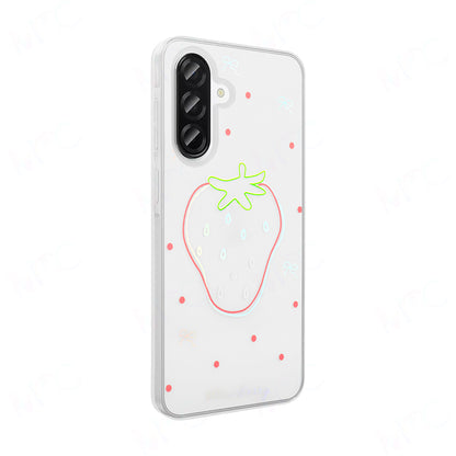 Galaxy A26 Kılıf Şeffaf Figürlü Zore Folk Sert Kapak