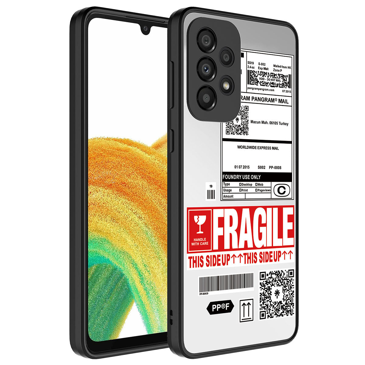 Galaxy A33 5G Kılıf Aynalı Desenli Kamera Korumalı Parlak Zore Mirror Kapak