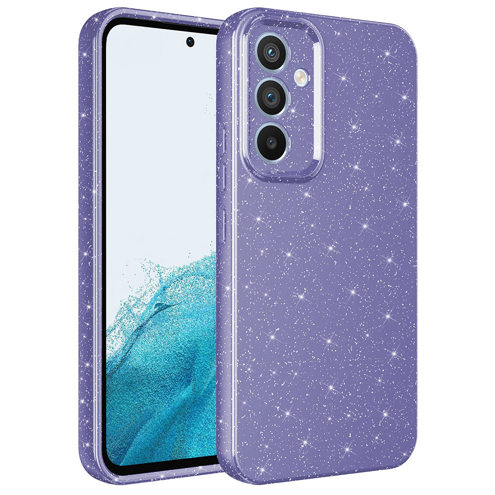 Galaxy A34 Kılıf Kamera Korumalı Simli Lüks Zore Koton Kapak