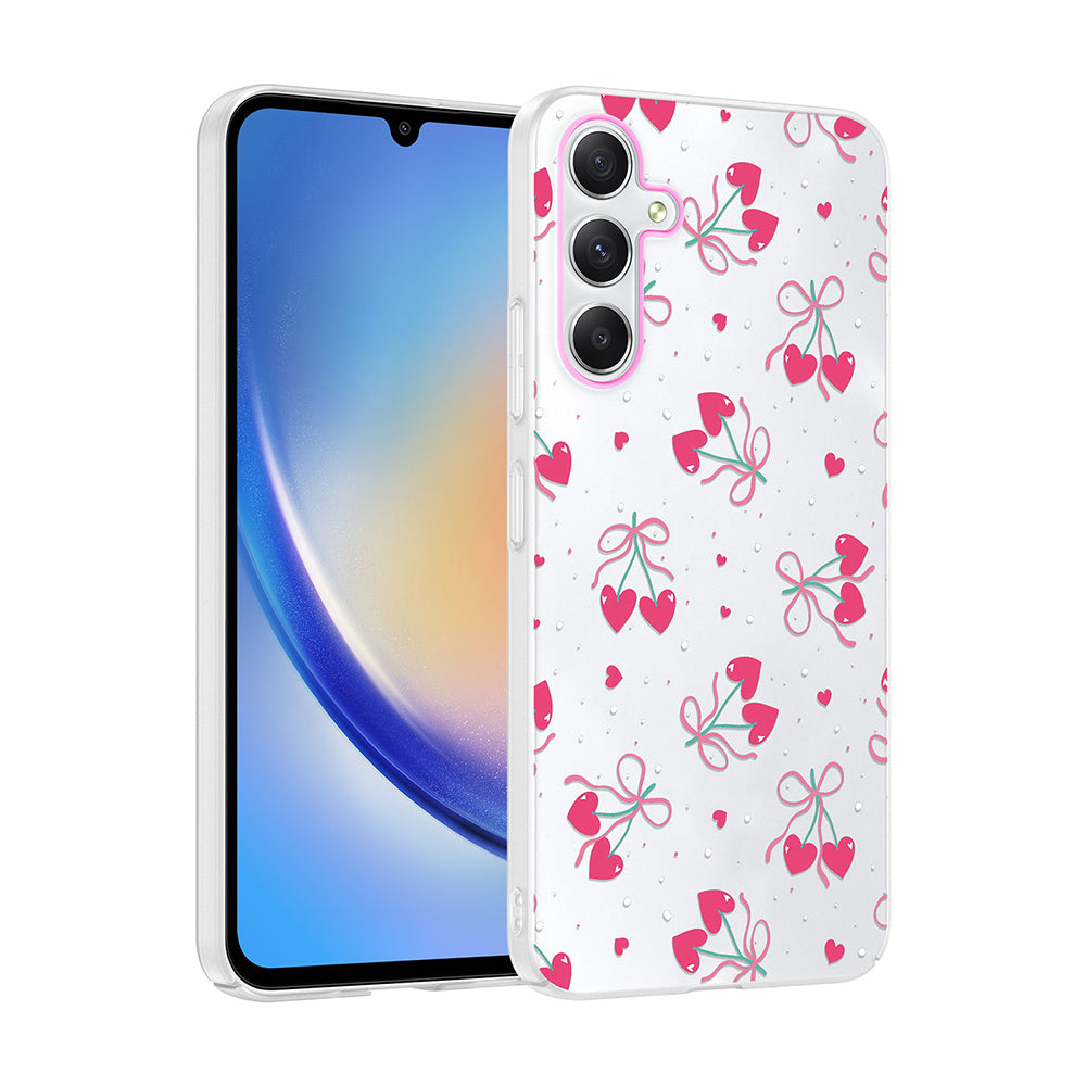 Galaxy A35 Kılıf Kamera Korumalı Desenli Zore Klip Kapak
