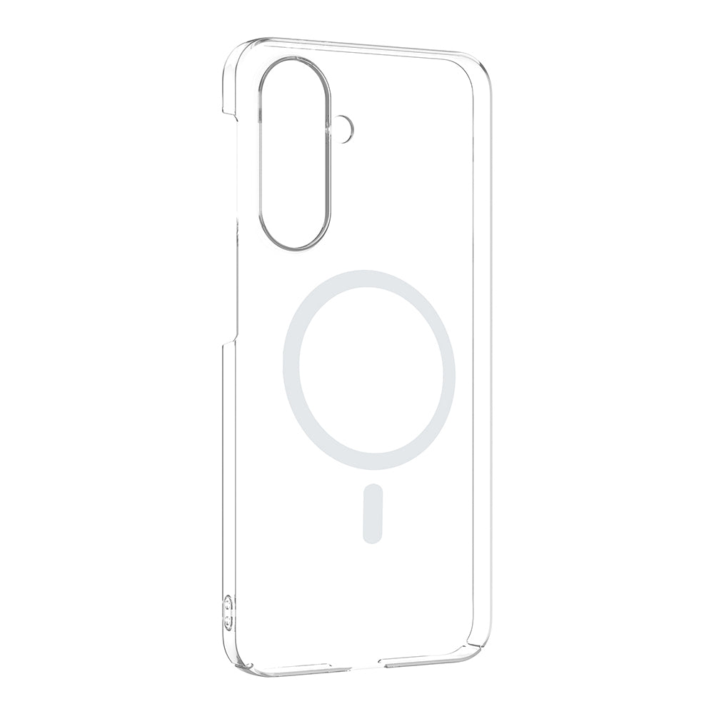 Galaxy A36 Kamera Korumalı M-Safe Şarj Özellikli Şeffaf Zore London Sert PC Kapak