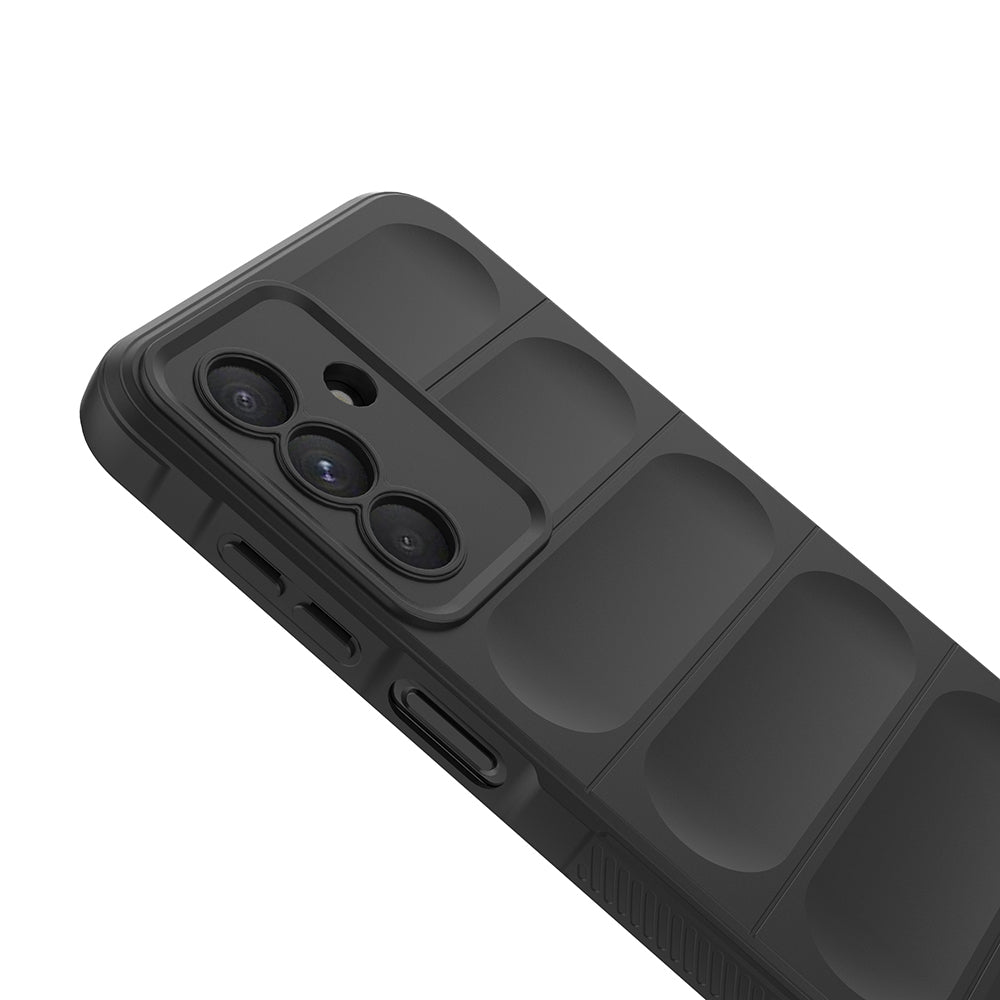 Galaxy A36 Kılıf Esnek TPU Oyuklu Arka Yüzey Tasarımlı Zore Etnik Silikon Kapak