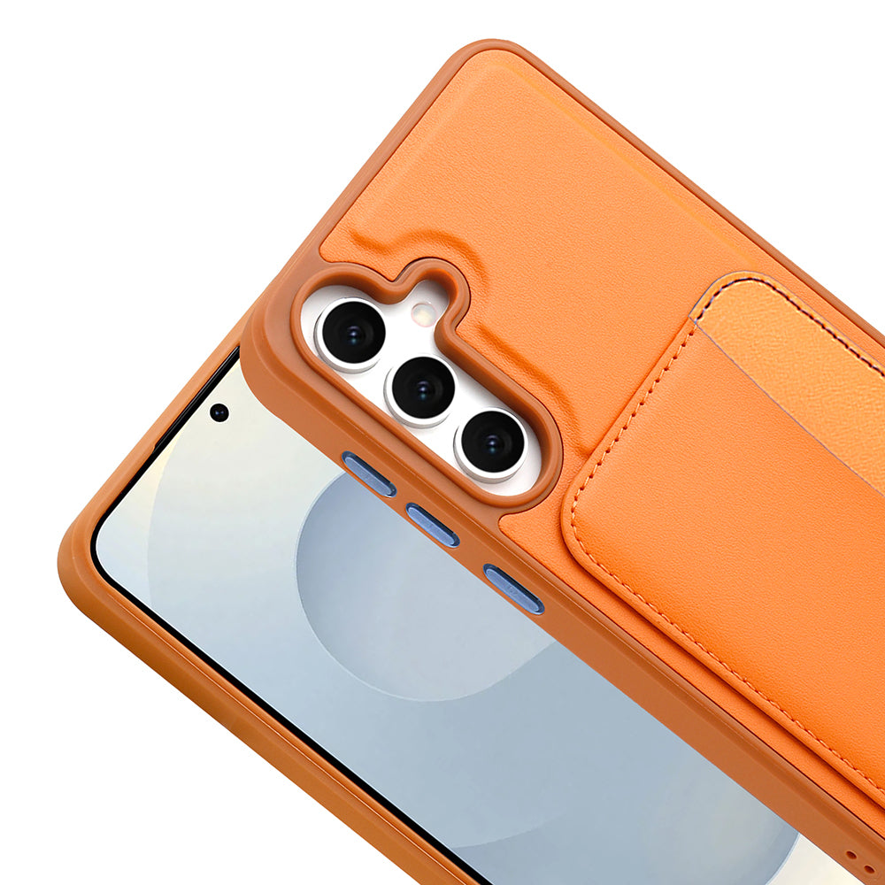 Galaxy A36 Kılıf Kartlıklı Zore X-Kart Silikon Kapak