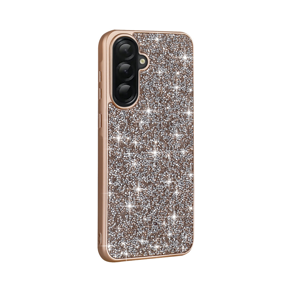 Galaxy A36 Kılıf Parlak Taşlı Tasarım Zore Pırlanta Kapak