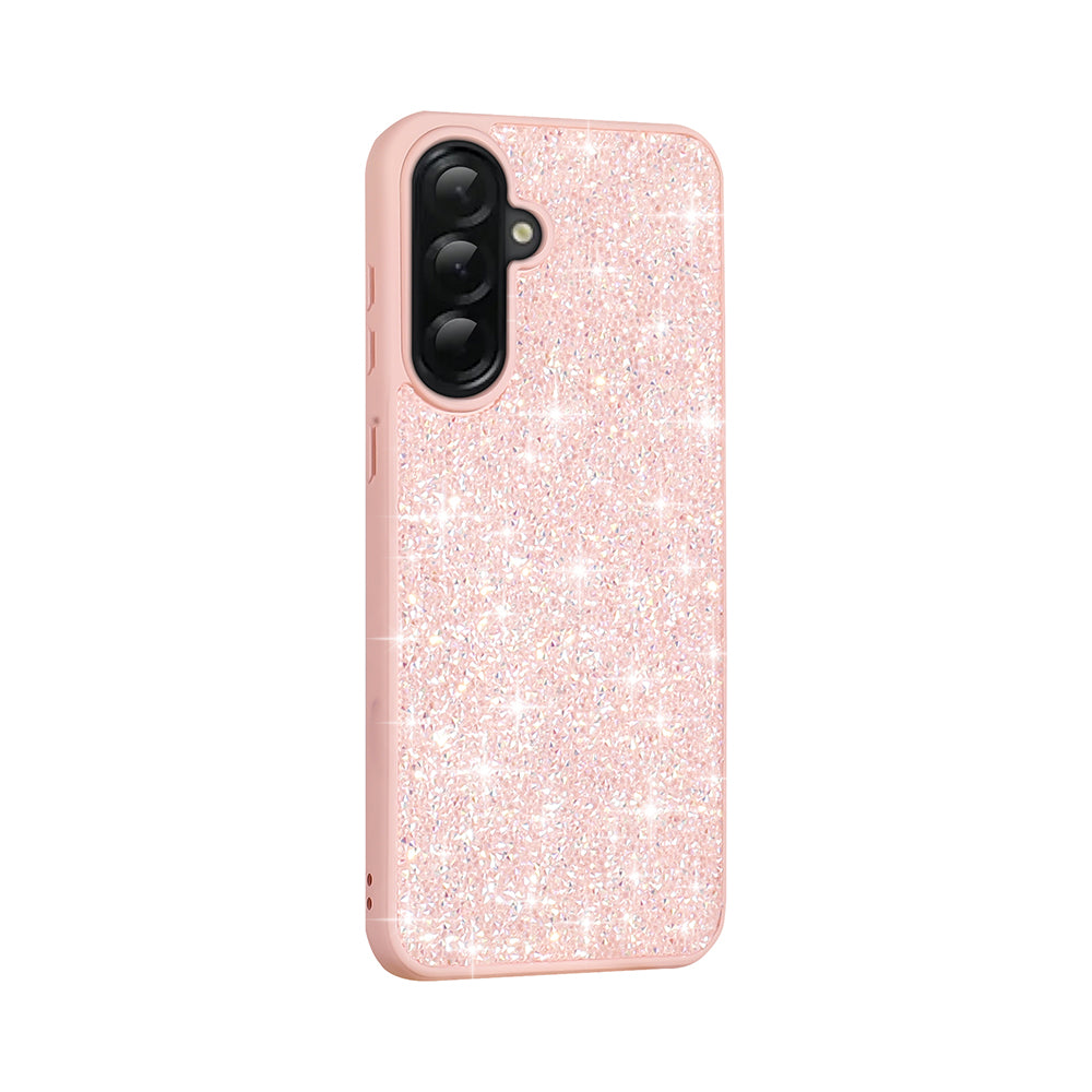 Galaxy A36 Kılıf Parlak Taşlı Tasarım Zore Pırlanta Kapak