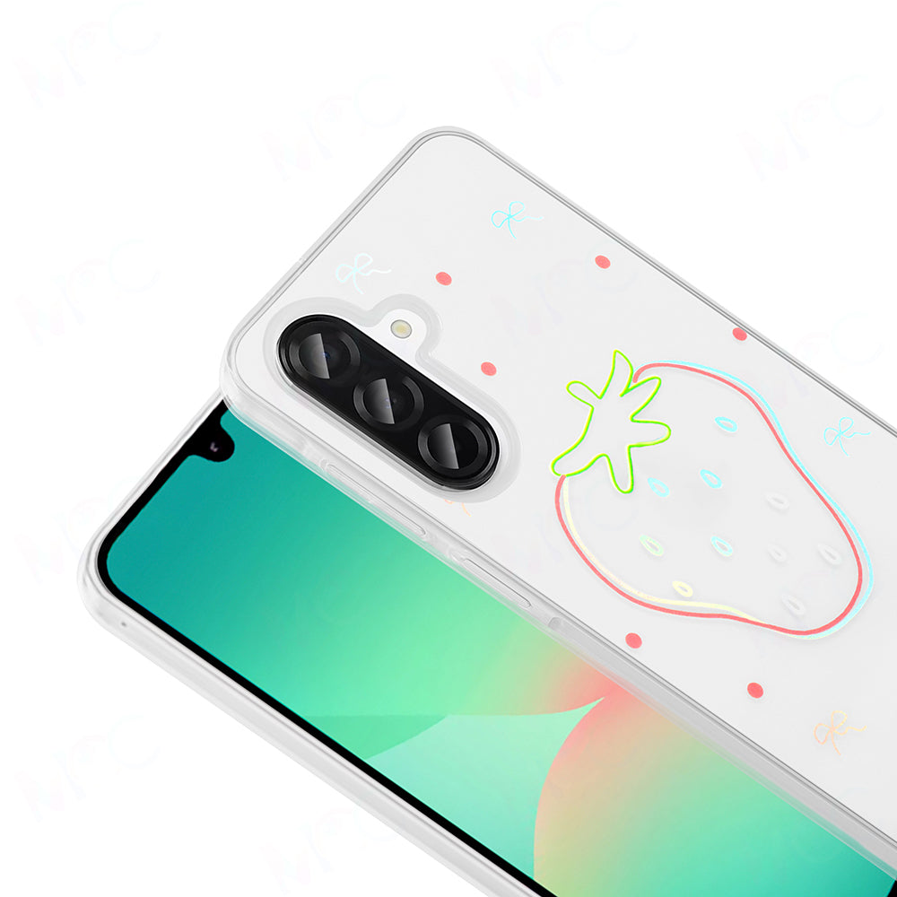 Galaxy A36 Kılıf Şeffaf Figürlü Zore Folk Sert Kapak