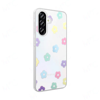 Galaxy A36 Kılıf Şeffaf Figürlü Zore Folk Sert Kapak