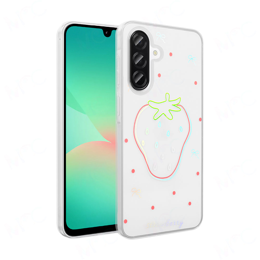 Galaxy A36 Kılıf Şeffaf Figürlü Zore Folk Sert Kapak
