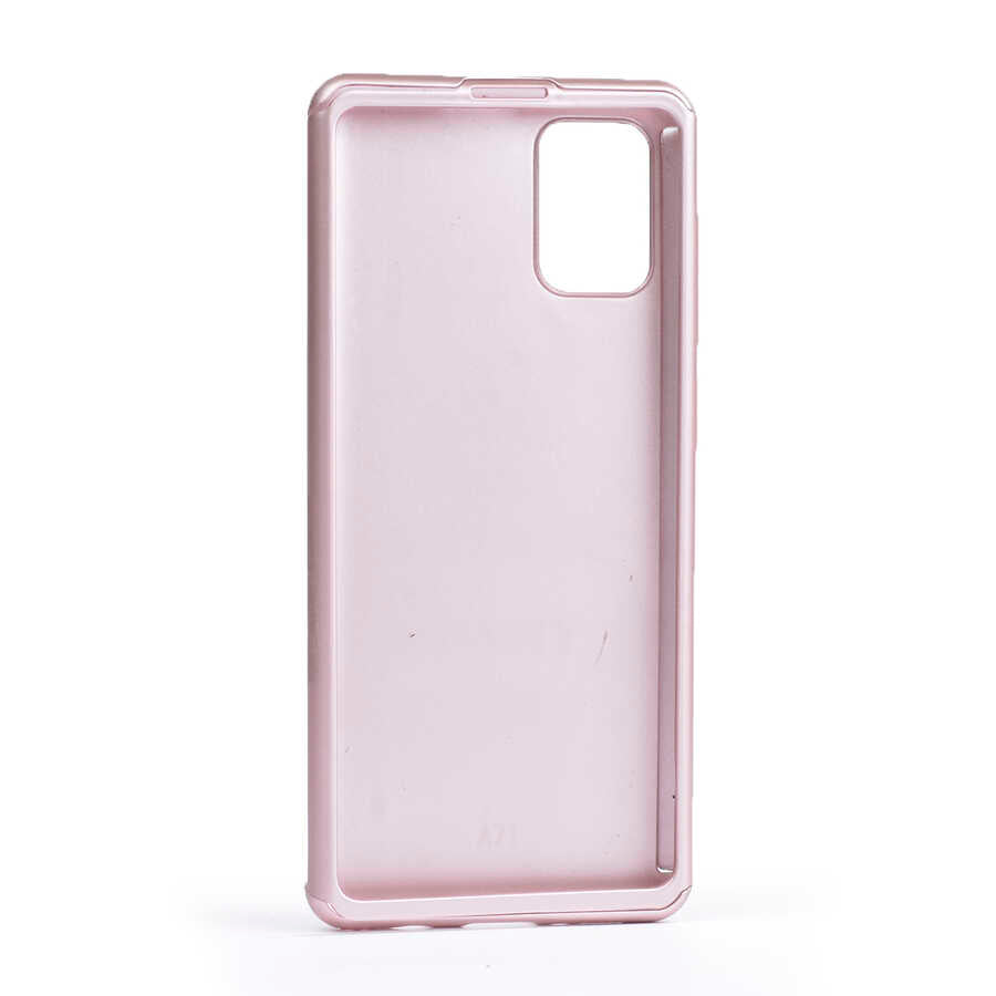 Galaxy A51 Kılıf Zore 360 3 Parçalı Rubber Kapak