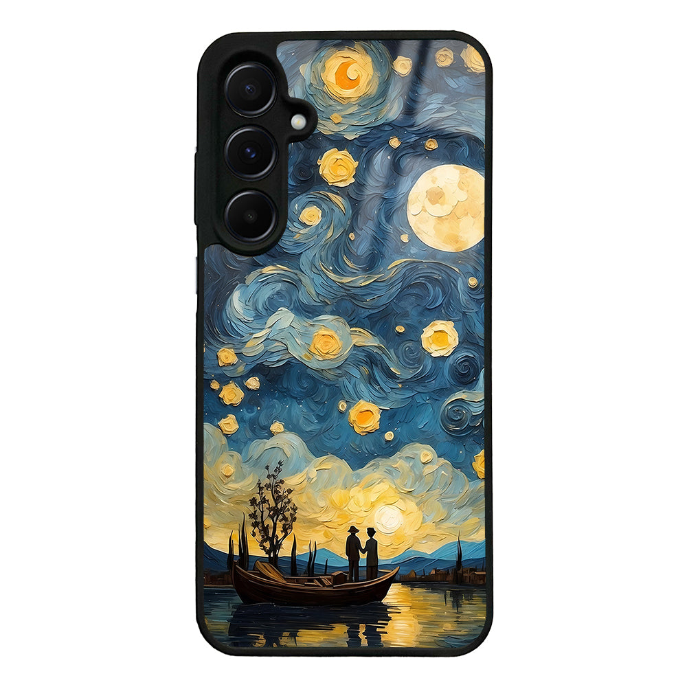 Galaxy A55 Kılıf Kamera Korumalı Desenli Zore Lusi Kapak