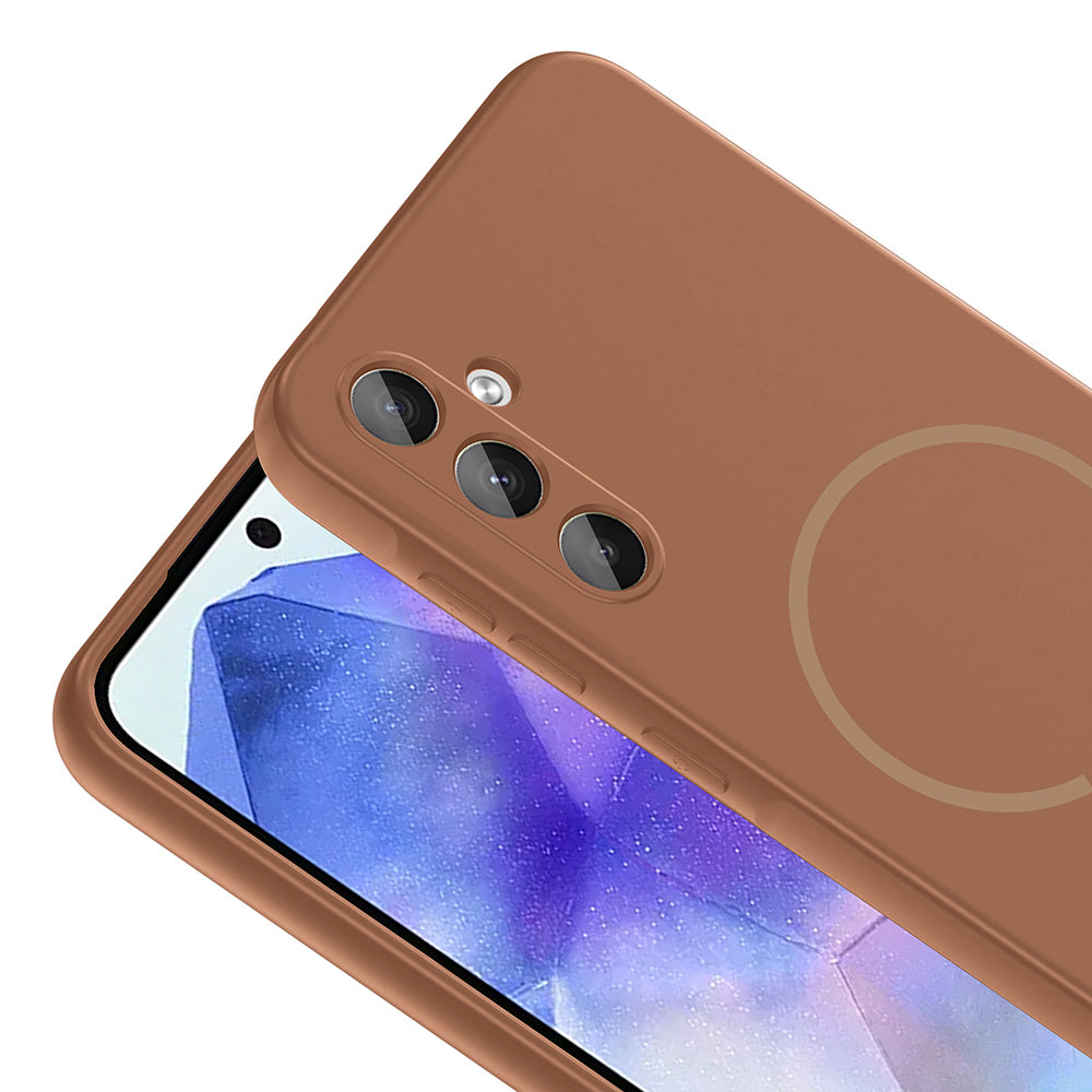 Galaxy A55 Kılıf M-safe Şarj Özellikli Zore Meta Kapak