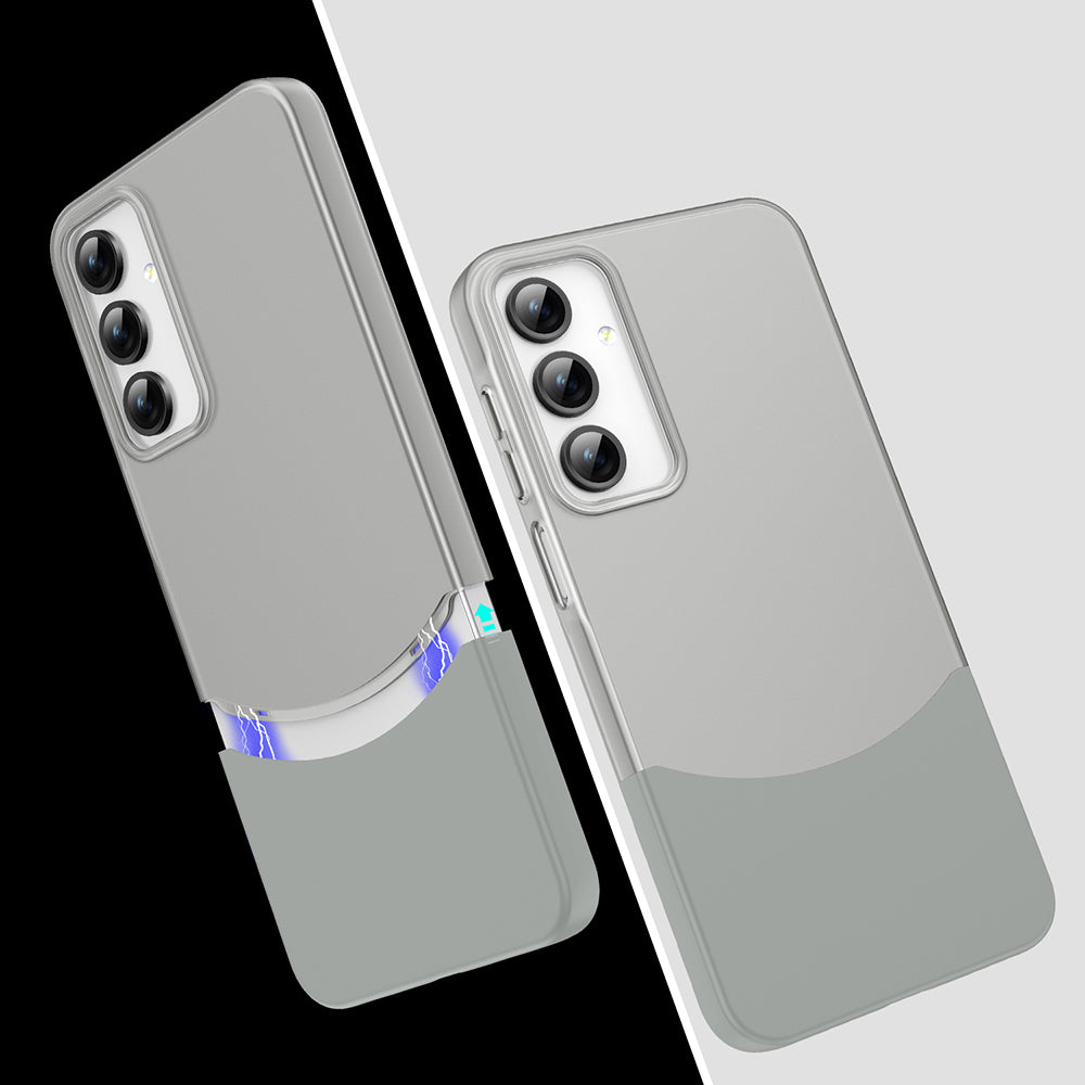 Galaxy A55 Kılıf Mıknatıslı Zore Duble Kapak