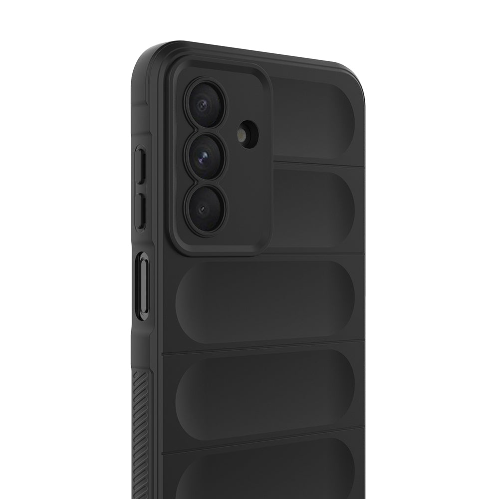 Galaxy A56 Kılıf Esnek TPU Oyuklu Arka Yüzey Tasarımlı Zore Etnik Silikon Kapak