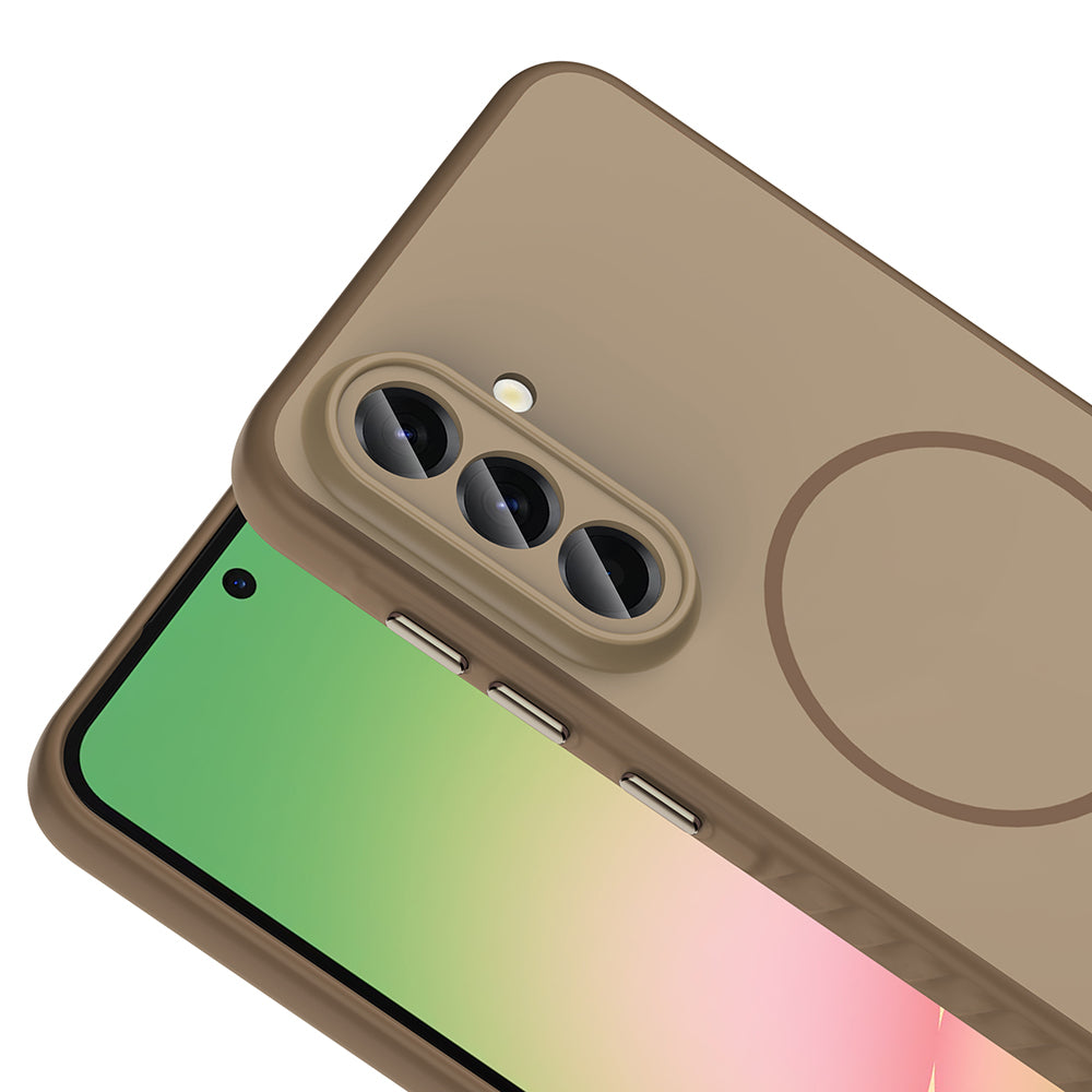 Galaxy A56 Kılıf M-safe Şarj Özellikli Zore Tea Kapak