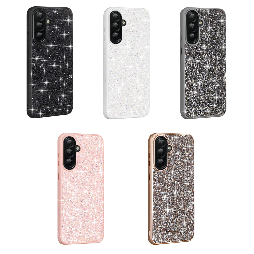 Galaxy A56 Kılıf Parlak Taşlı Tasarım Zore Pırlanta Kapak