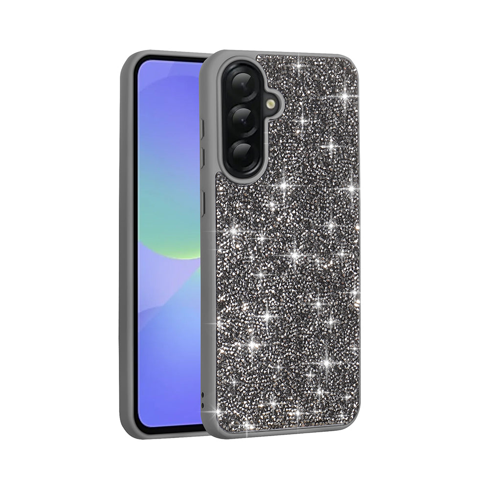 Galaxy A56 Kılıf Parlak Taşlı Tasarım Zore Pırlanta Kapak
