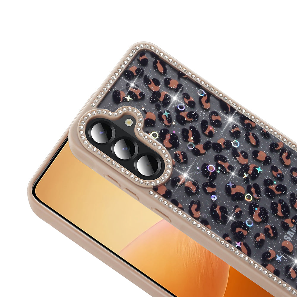 Galaxy A56 Kılıf Taşlı ve Simli Tasarım Zore Azra Kapak