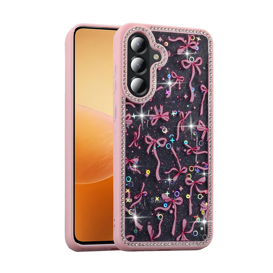 Galaxy A56 Kılıf Taşlı ve Simli Tasarım Zore Azra Kapak