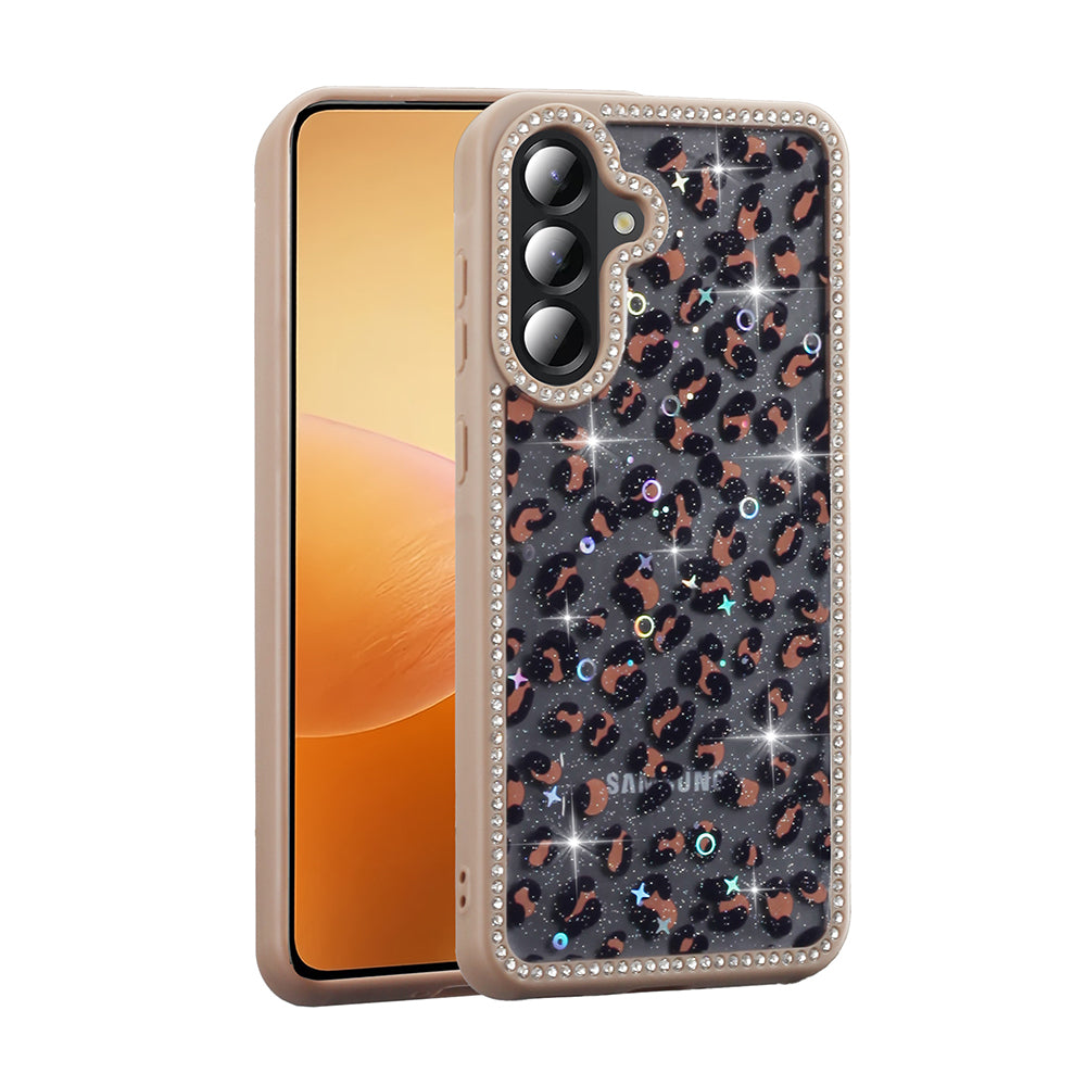 Galaxy A56 Kılıf Taşlı ve Simli Tasarım Zore Azra Kapak