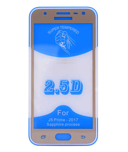 Galaxy A7 2017 Zore Az Eğimli Full Yapışkanlı Cam