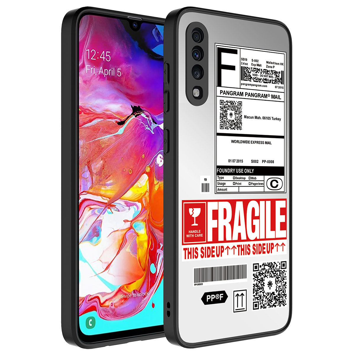 Galaxy A70 Kılıf Aynalı Desenli Kamera Korumalı Parlak Zore Mirror Kapak