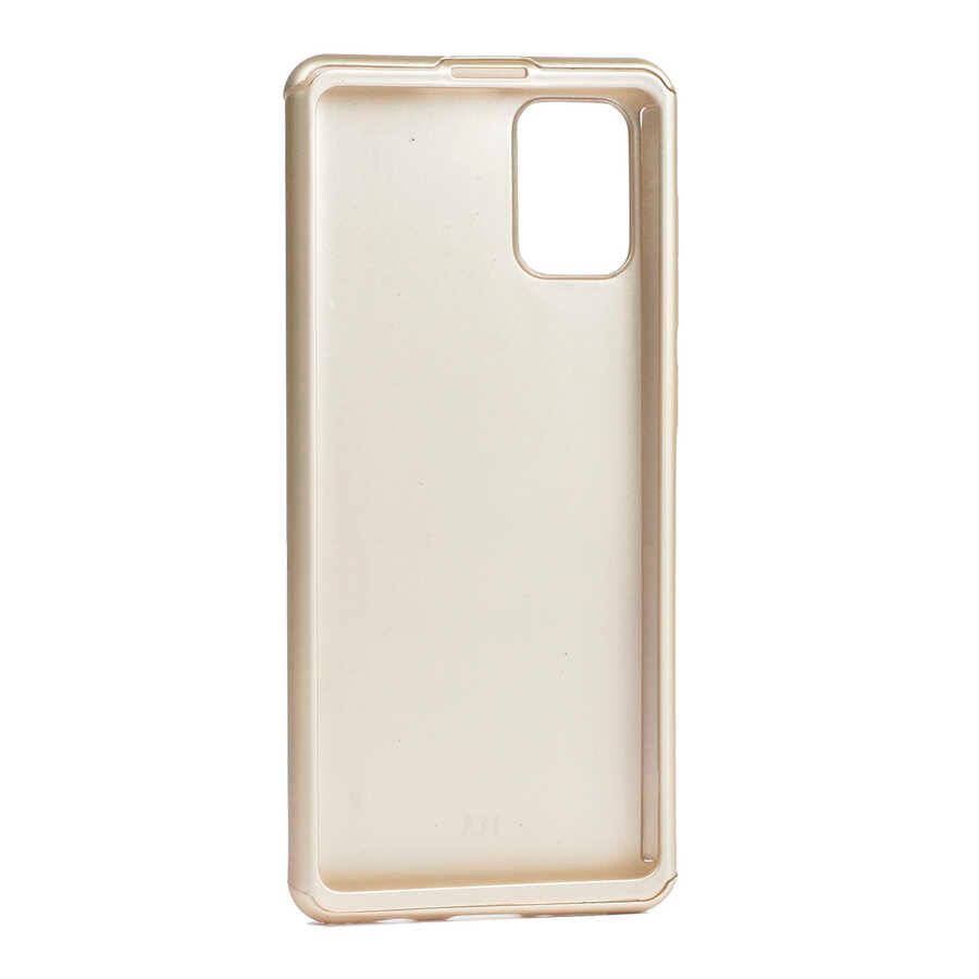 Galaxy A71 Kılıf Zore 360 3 Parçalı Rubber Kapak
