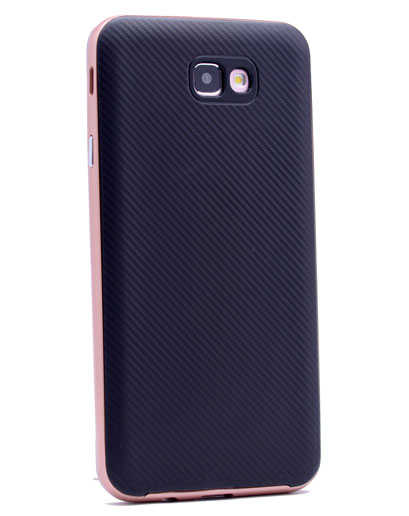 Galaxy J7 Prime Kılıf Zore İnce Mono Karbon Silikon Kapak