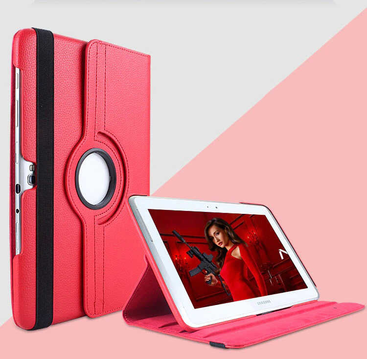 Galaxy Note 10.1 N8000 Zore Dönebilen Standlı Kılıf
