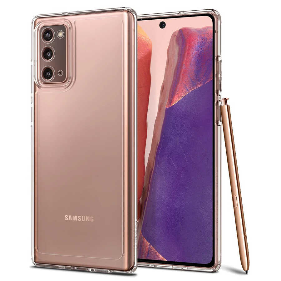 Galaxy Note 20 Kılıf Zore Kamera Korumalı Süper Silikon Kapak