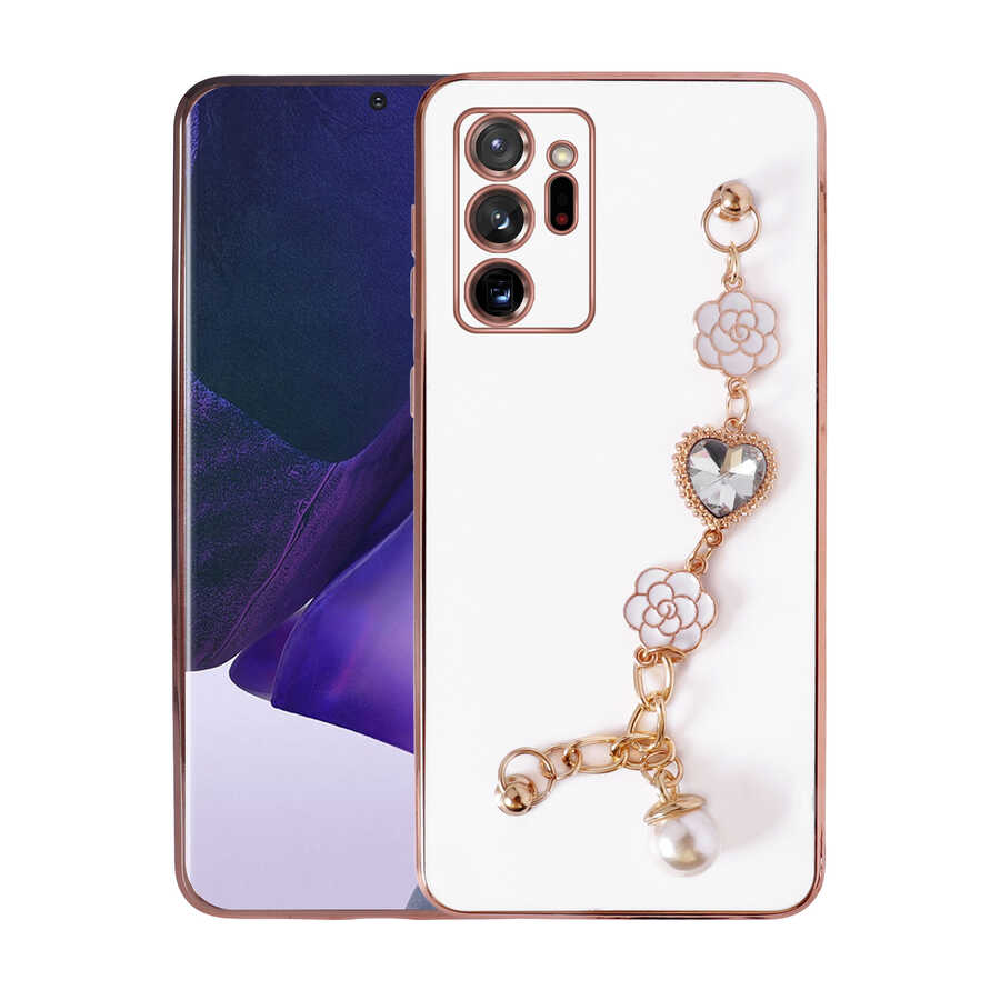 Galaxy Note 20 Ultra Kılıf El Tutamaçlı Kamera Korumalı Zore Taka Silikon Kapak