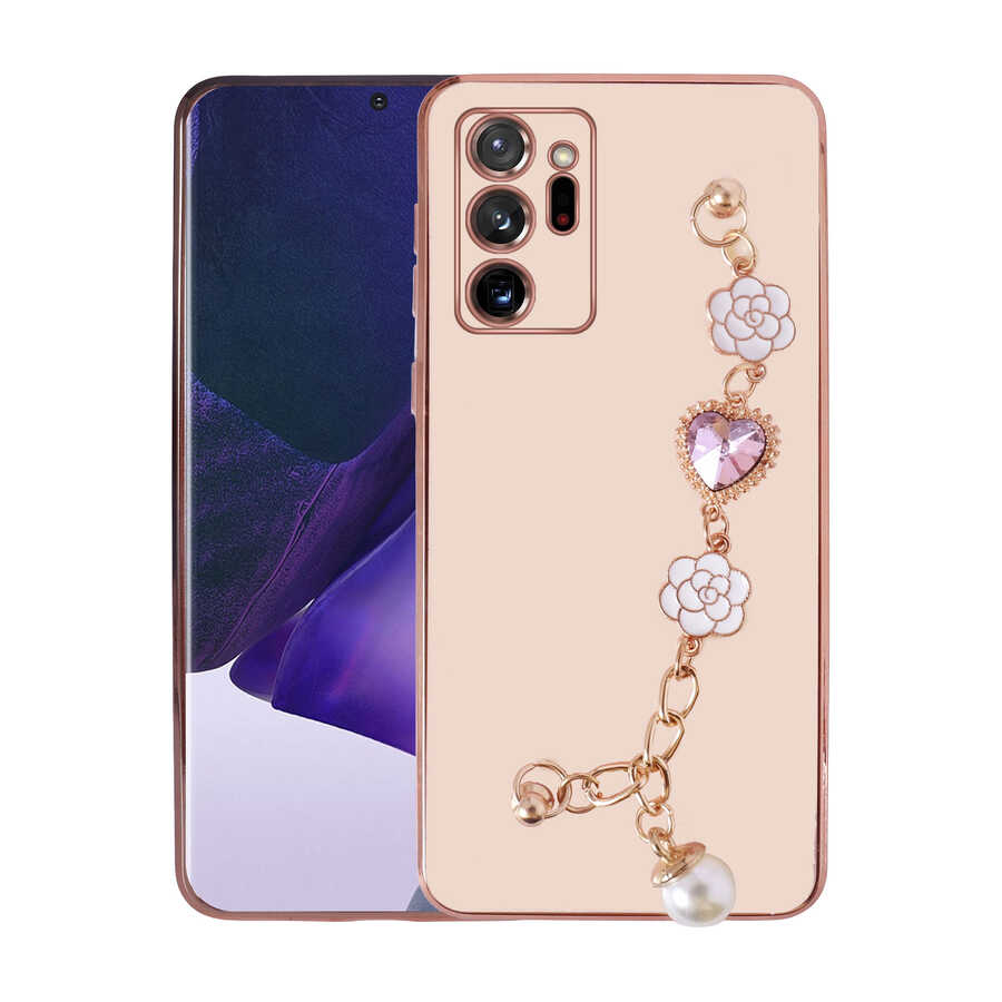 Galaxy Note 20 Ultra Kılıf El Tutamaçlı Kamera Korumalı Zore Taka Silikon Kapak