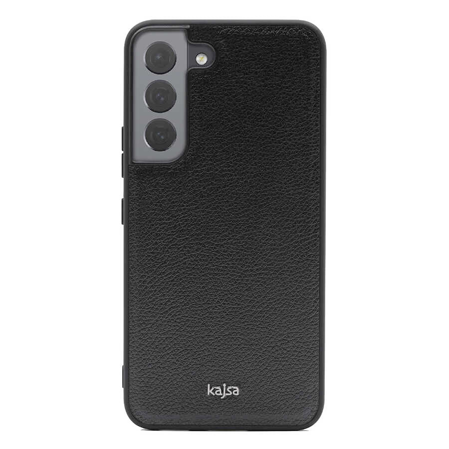 Galaxy S22 Kılıf Kajsa Luxe Collection Hakiki Deri Kapak